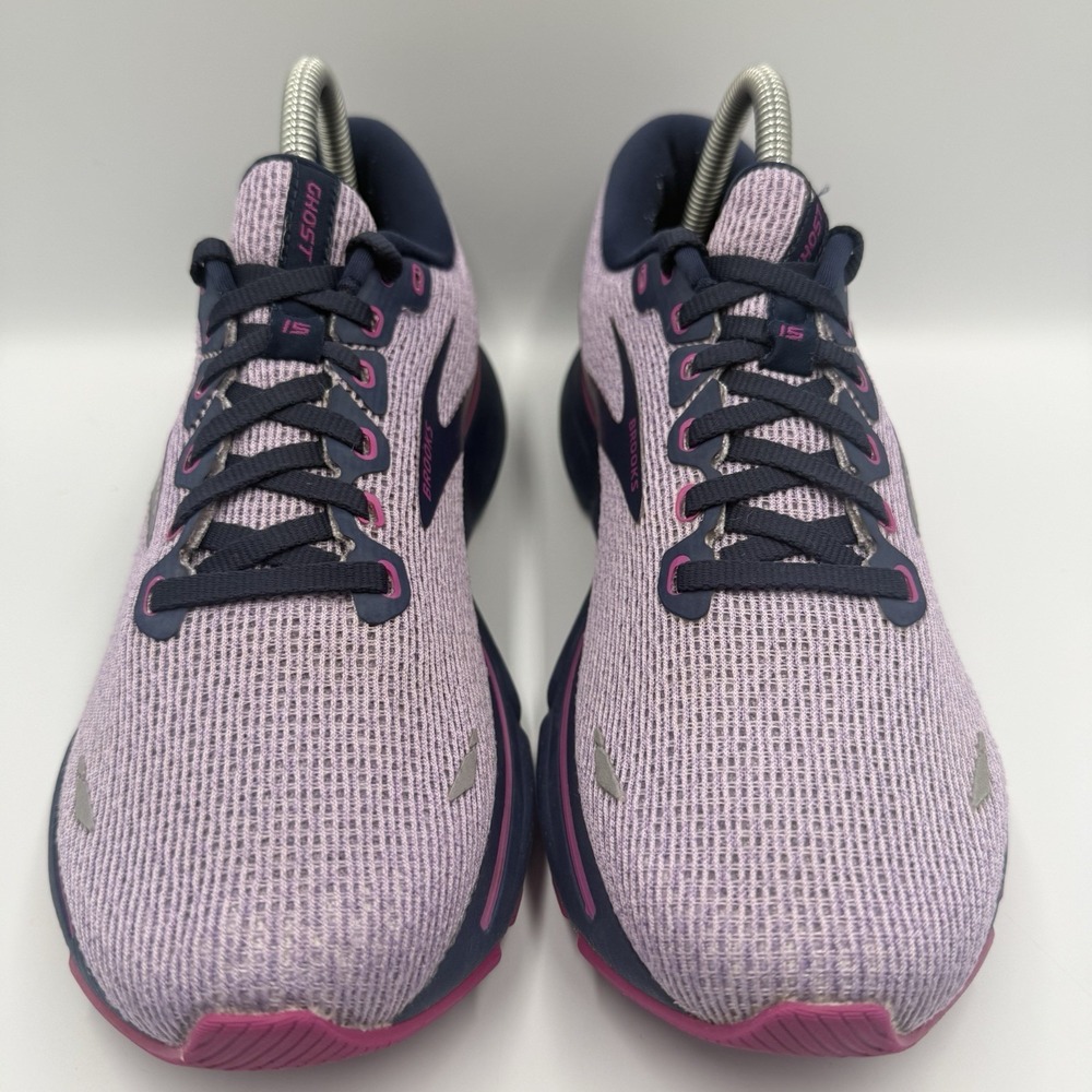 Brooks Ghost 15 Running Shoes Women's Size 9 B Purple Sneakers 1203801B592 - Picture 6 of 9